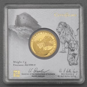 Goldmünze 1g "Arche Noah" 2024 (Armenien) - Miniaturansicht 3