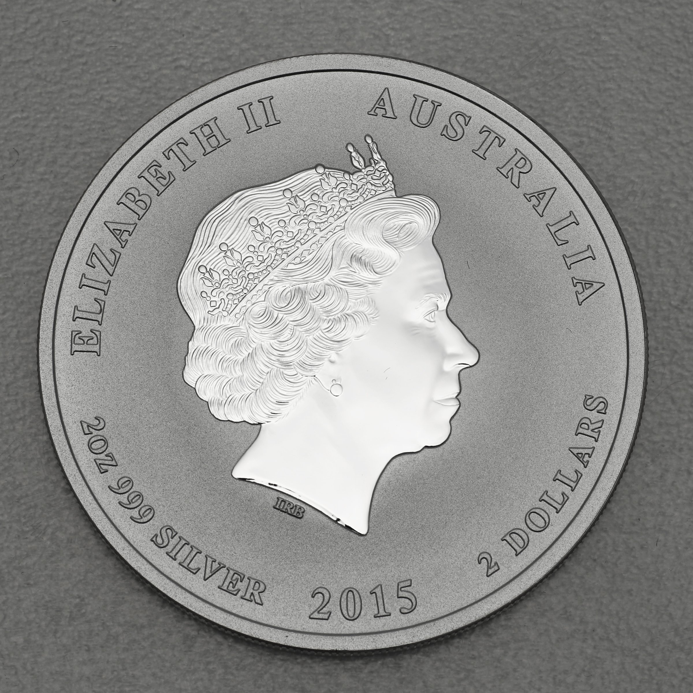 Silbermünze 2oz "Ziege" 2015 Lunar II – Year of the Goat 19% (Australien) - Detailansicht 1