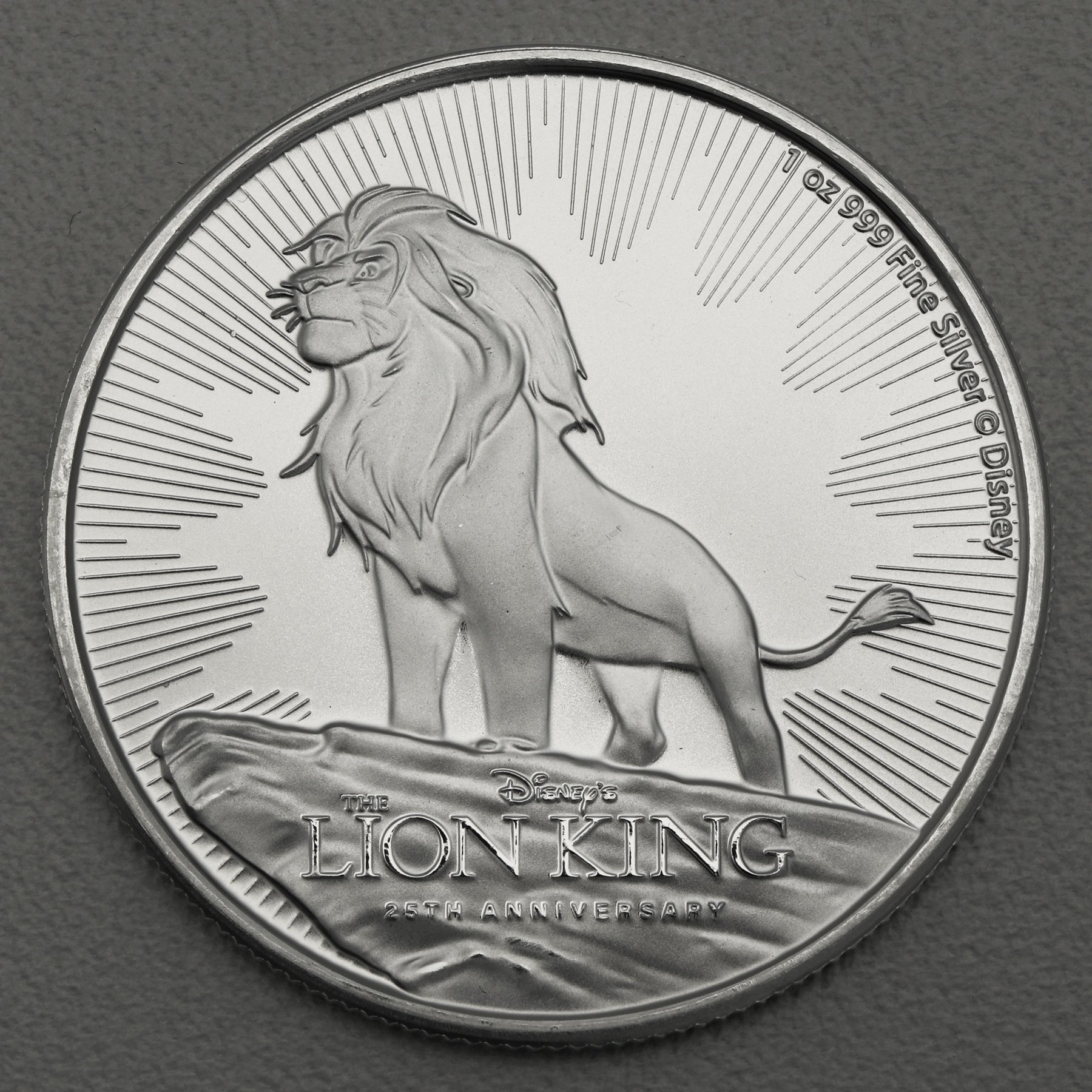 Silbermünze 1oz "Lion King" 2019 Disney – 25th Anniversary (Niue) - Hauptansicht