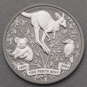 Platinmünze 1oz "The Perth Mint" 2024 125th Anniversary (Australien) - Miniaturansicht 1