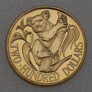 Goldmünze 200 Dollar "Koala" 1985 (Australien) - Hauptansicht