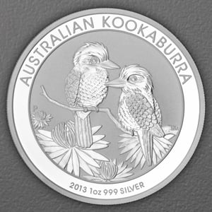 Silbermünze 1oz "Kookaburra" 2013 (Australien) - Miniaturansicht 1