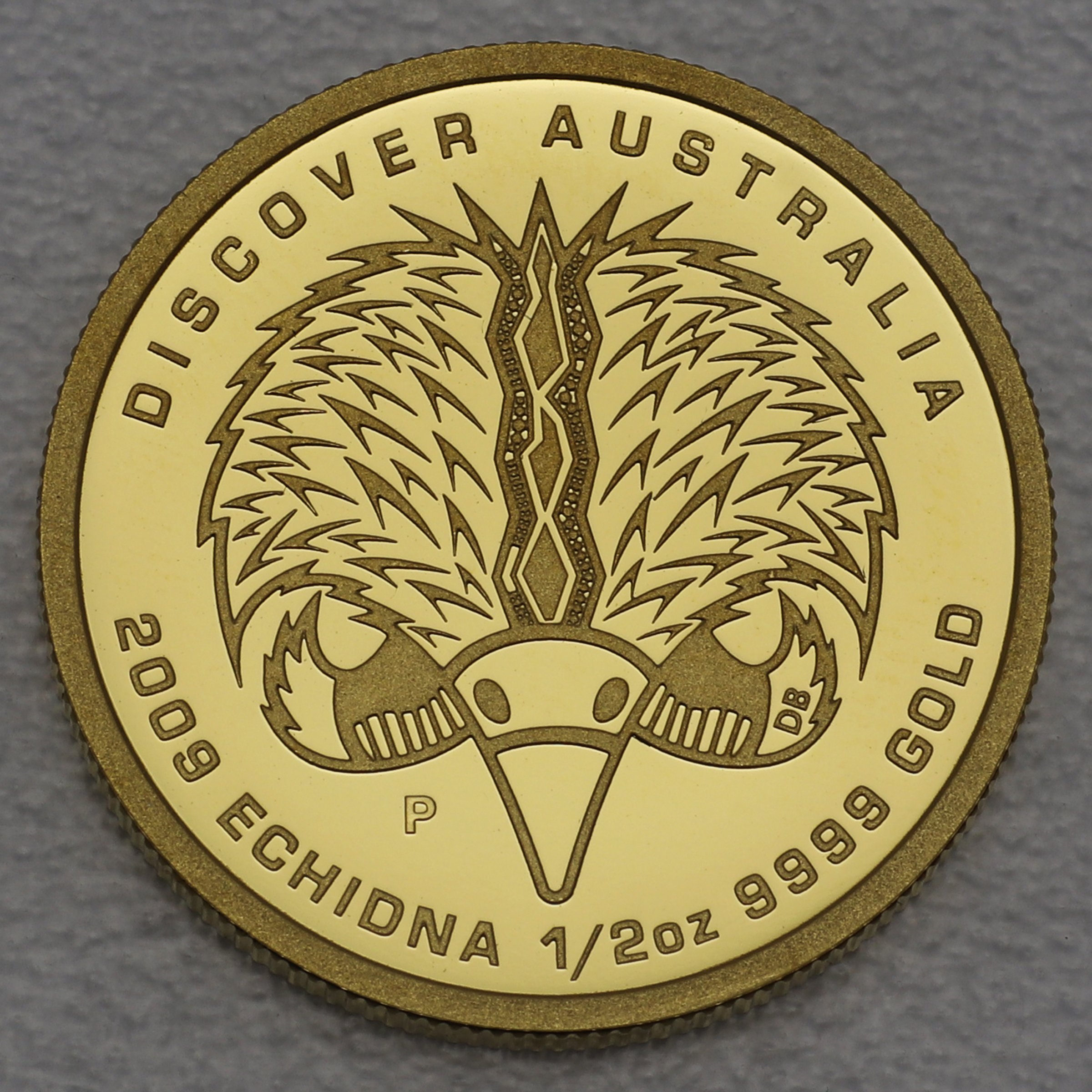 Goldmünze 1/2oz "Echidna" 2009 Discover Australia (Australien) - Hauptansicht