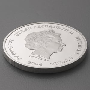 Silbermünze 1oz "Man with the Golden Gun" 2024 (PP/kol) James Bond (Tuvalu) - Miniaturansicht 4