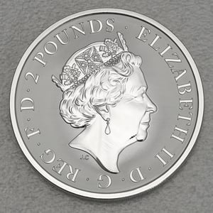 Silbermünzen "Britannia" 2021 (PP) Set – 2-teilig (Großbritannien) - Miniaturansicht 5