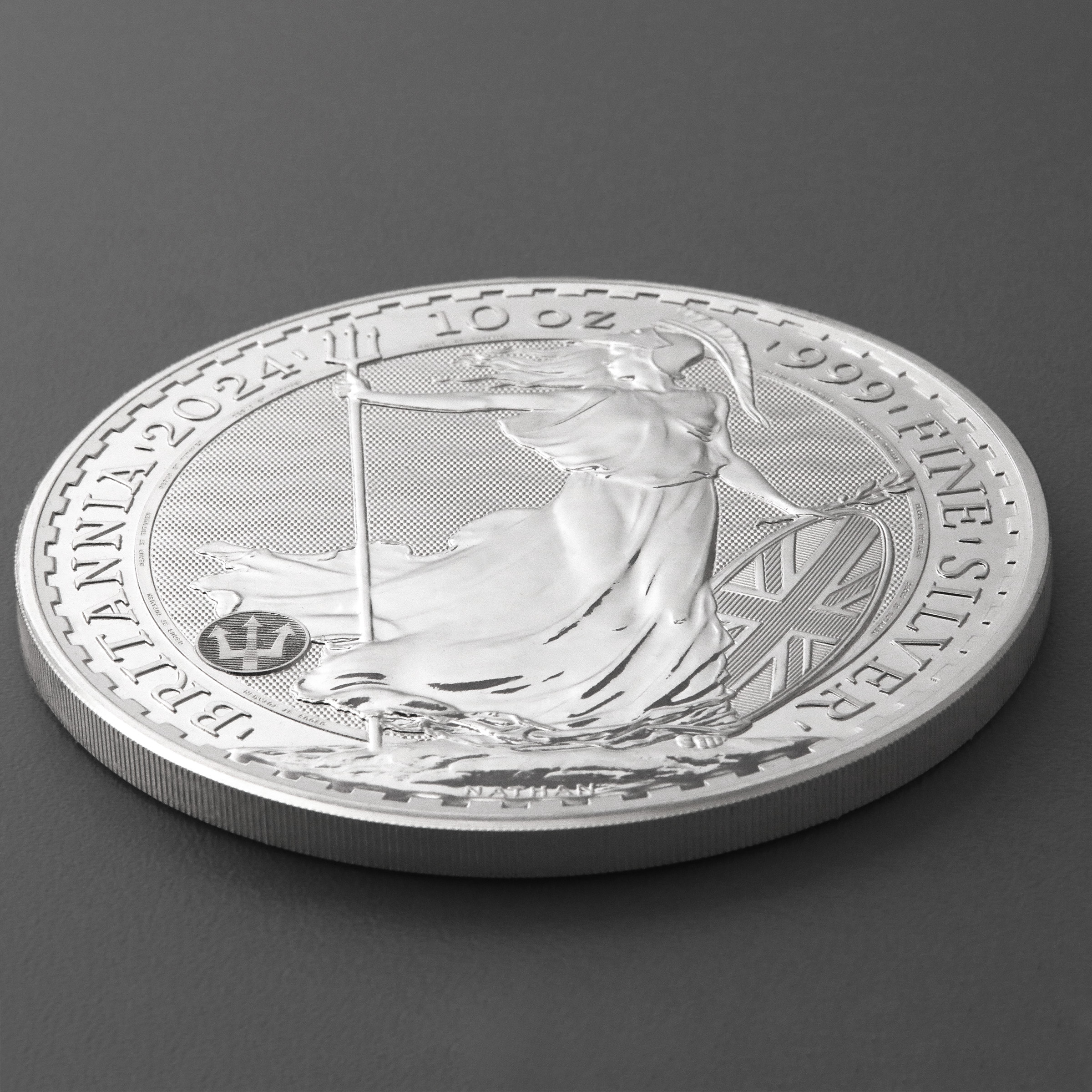 Silbermünze 10oz "Britannia" 2024 (Großbritannien) - Detailansicht 2