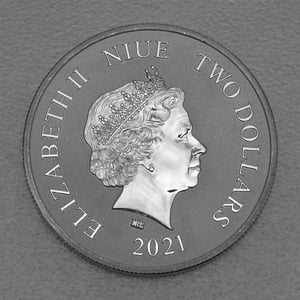 Silbermünze 1oz "Mickey Mouse Christmas" 2021 Disney (Niue) - Miniaturansicht 2