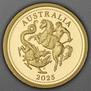 Goldmünze 1 Sovereign 2025 (PP) (Australien) - Hauptansicht