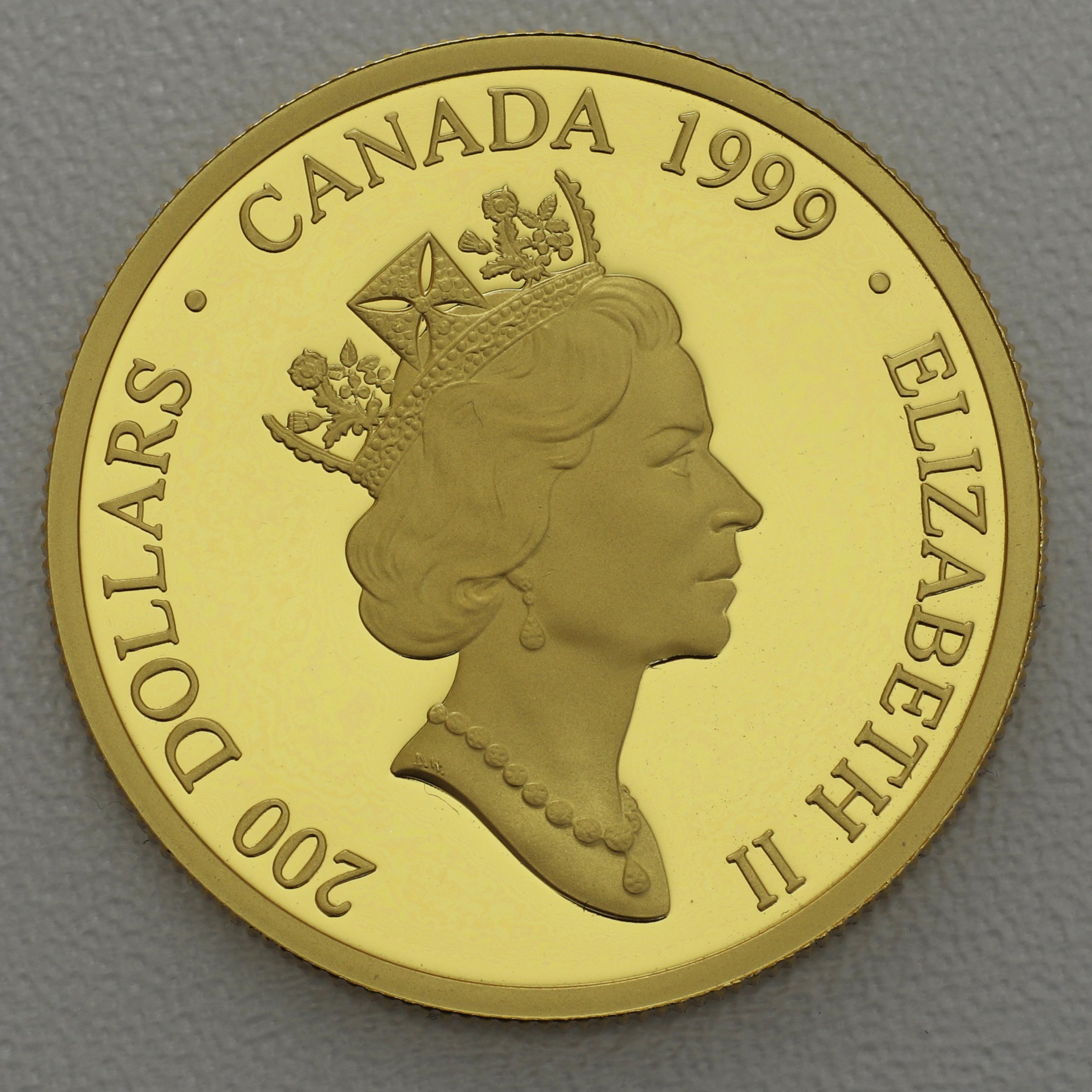 Goldmünze 200 Dollar "Butterfly" 1999 (Kanada) - Detailansicht 1