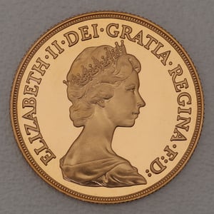 Goldmünzen "Sovereign Proof Collection" 1983 Set – 3-tlg. (Großbritannien) - Miniaturansicht 3