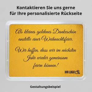 Goldbarren 1g "Gold statt Weihnachtsfeier" (Motivbox) - Miniaturansicht 4