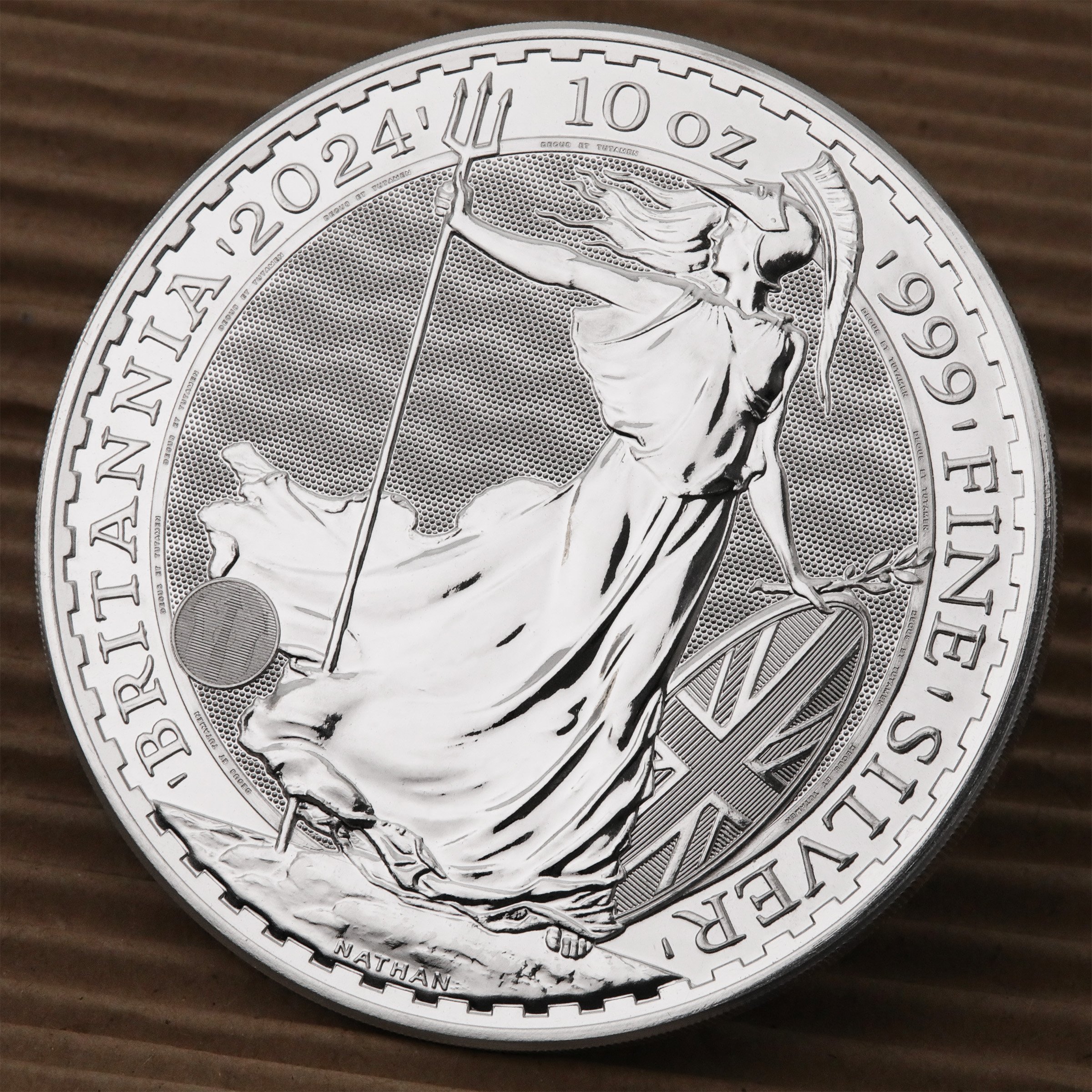 Silbermünze 10oz "Britannia" 2024 (Großbritannien) - Detailansicht 4
