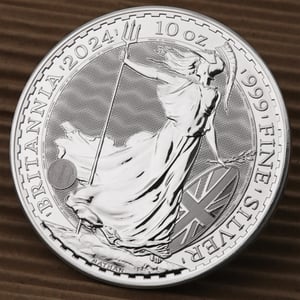 Silbermünze 10oz "Britannia" 2024 (Großbritannien) - Miniaturansicht 5
