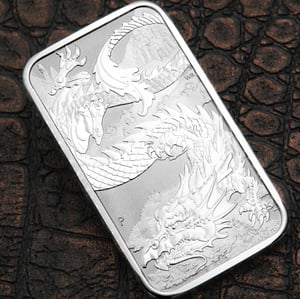 Silber Münzbarren 1oz "Rectangular Dragon" 2023 19% (Australien) - Miniaturansicht 5