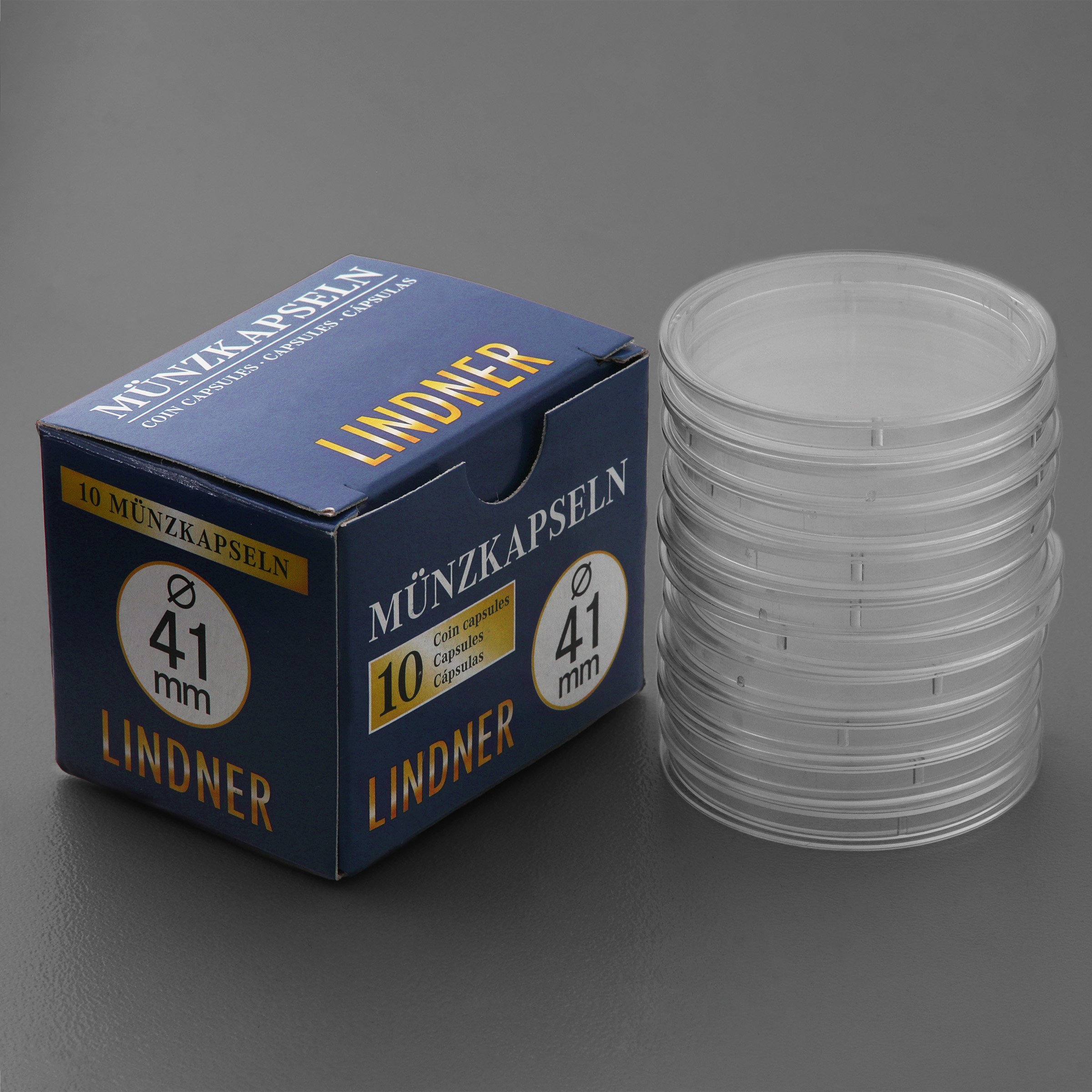 Münzkapseln 41mm 10er-Packung - Hauptansicht