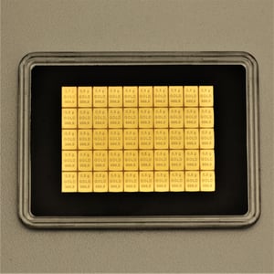 Goldtafel (50x 0,5g Feingold) "CombiBar" - Hauptansicht