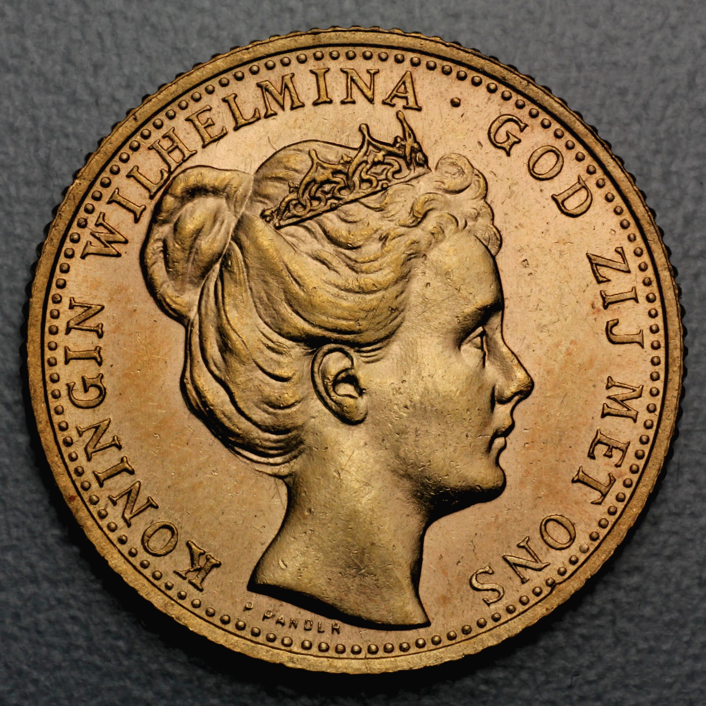 Goldmünze 10 Gulden "Wilhelmina" verschiedene Jahrgänge (Niederlande) - Detailansicht 6