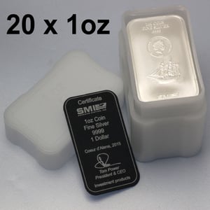 Münzbarren/SMI CombiTube Cook Islands (20x 1oz Ag) - Miniaturansicht 4