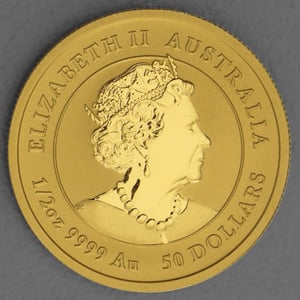 Goldmünze 1/2oz "Hase" 2023 Lunar III – Year of the Rabbit (Australien) - Miniaturansicht 2