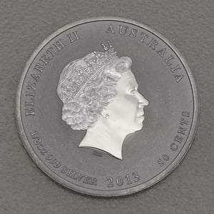 Silbermünze 1/2oz "Schlange" 2013 (koloriert) Lunar II - Year of the Snake (Australien) - Miniaturansicht 2