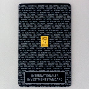 Recycling-Goldbarren 1g Au Investmentblister - Miniaturansicht 2