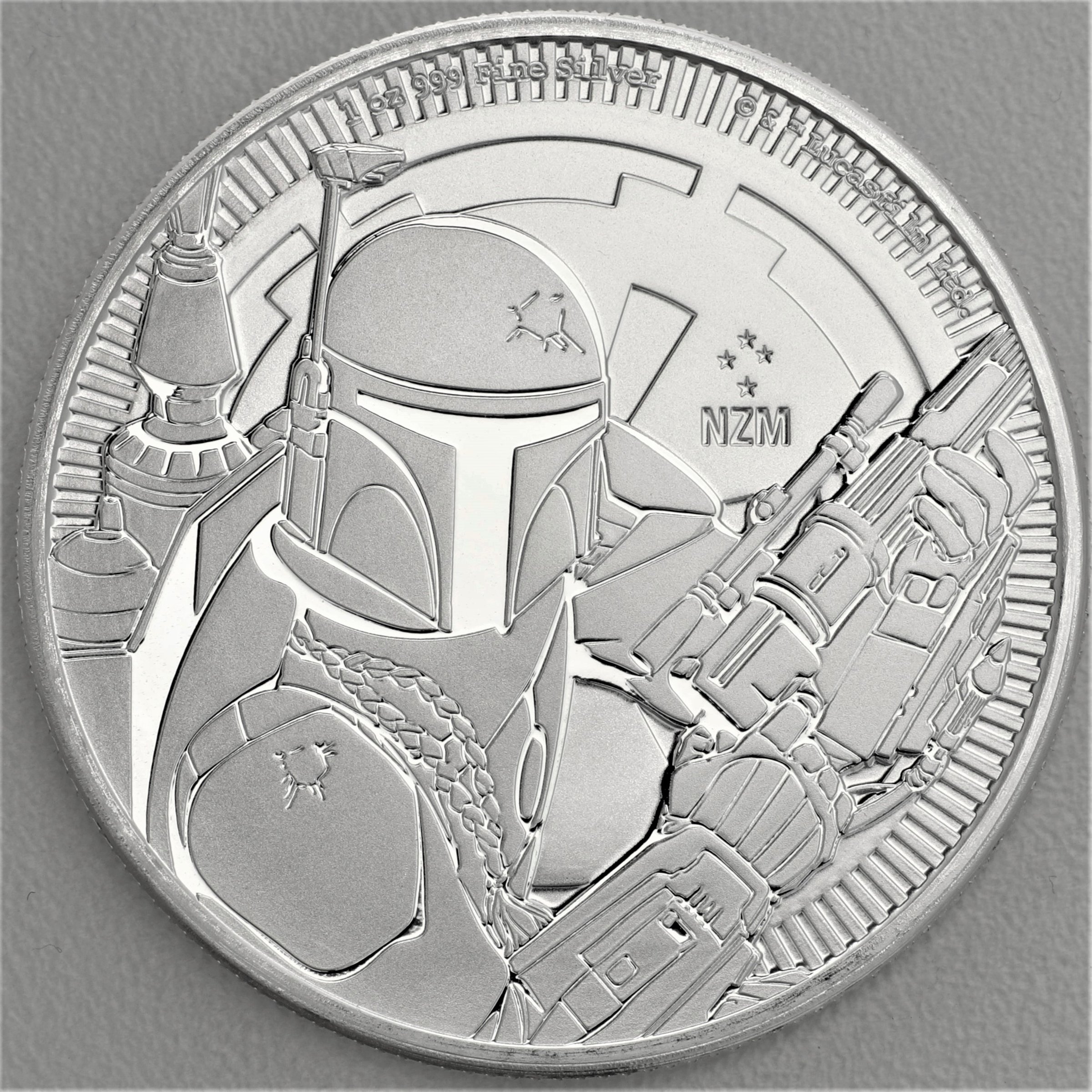 Silbermünze 1oz "Boba Fett" 2020 Star Wars™ (Niue) - Hauptansicht