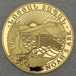 Goldmünze 1g "Arche Noah" 2020 (Armenien) - Hauptansicht