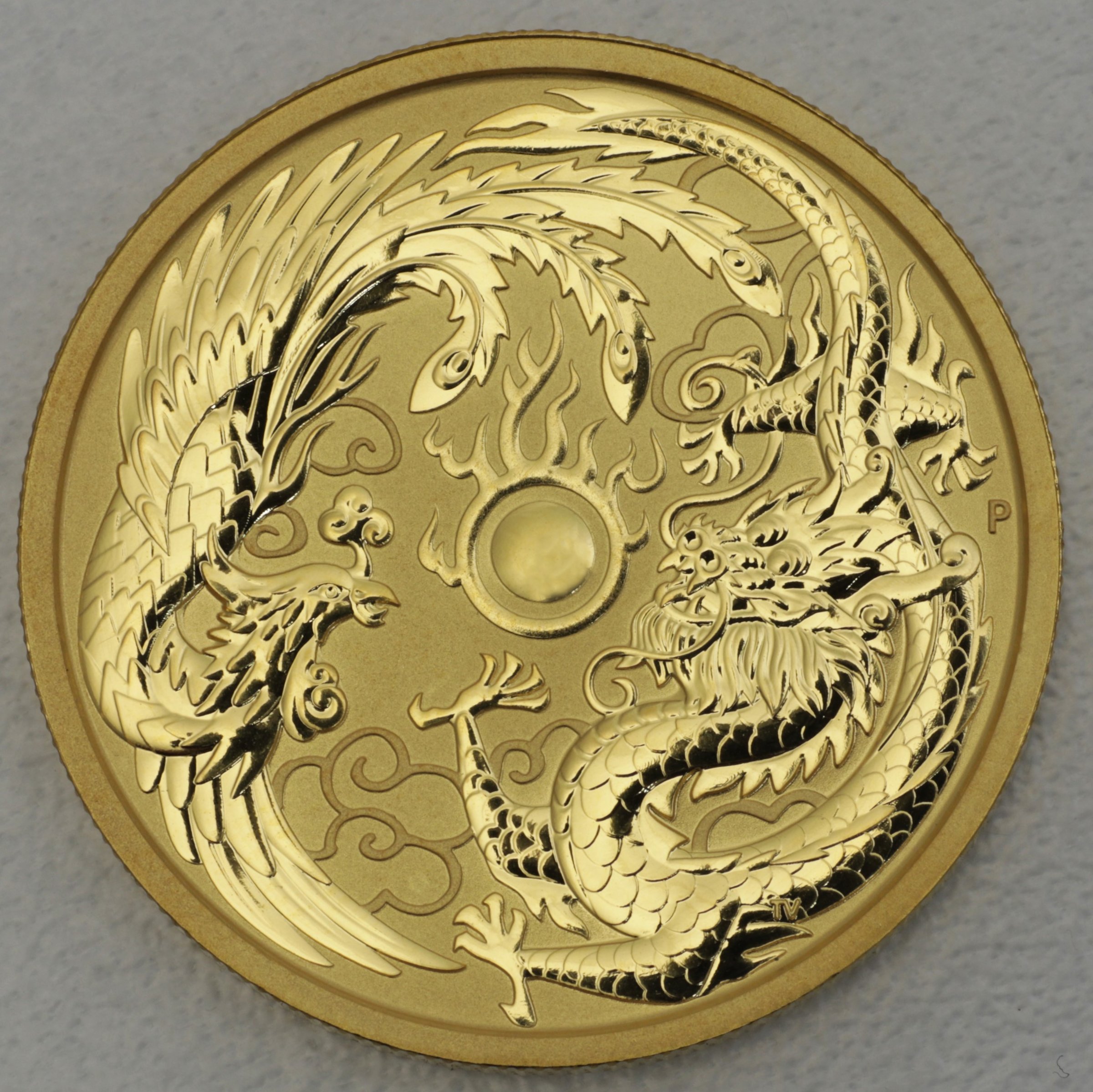 Goldmünze 1oz "Dragon+Phoenix" 2018 Chinese Myths & Legends (Australien) - Hauptansicht