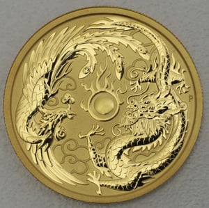 Goldmünze 1oz "Dragon+Phoenix" 2018 Chinese Myths & Legends (Australien) - Hauptansicht