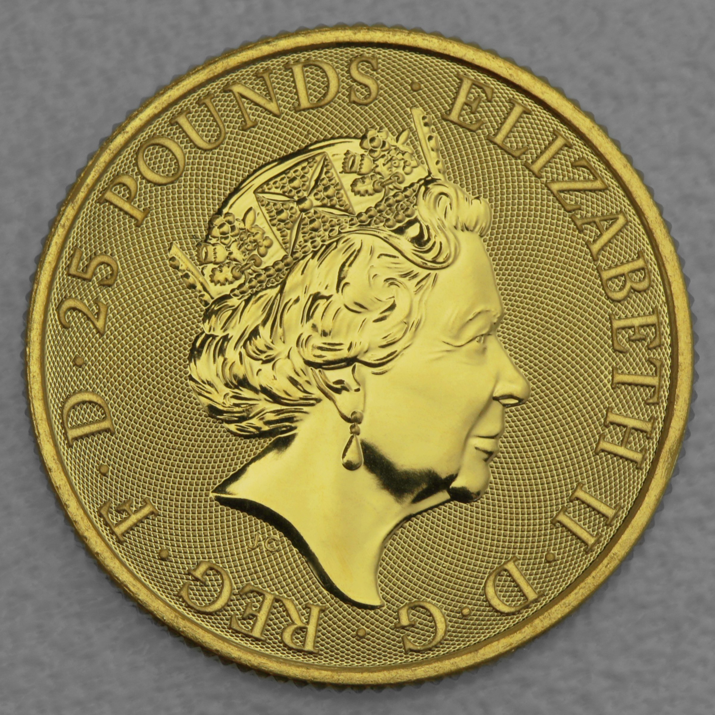 Goldmünze 1/4oz "Lion of England" 2022 Royal Tudor Beasts (Großbritannien) - Detailansicht 1