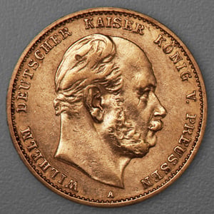 Goldmünze 10 Mark "Wilhelm I." 1879-A J.245 (Preußen) - Hauptansicht