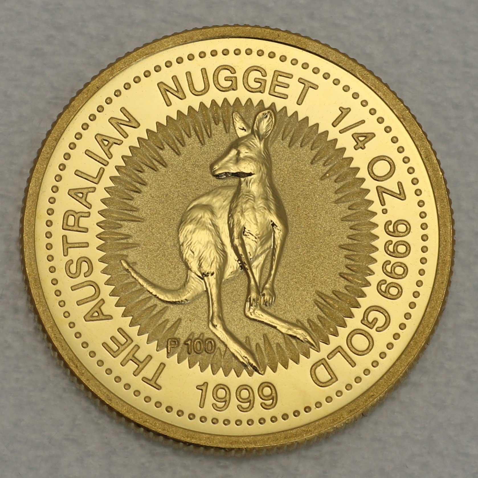 Goldmünze 1/4oz "Känguru" 1999 Australian Nugget (Australien) - Hauptansicht