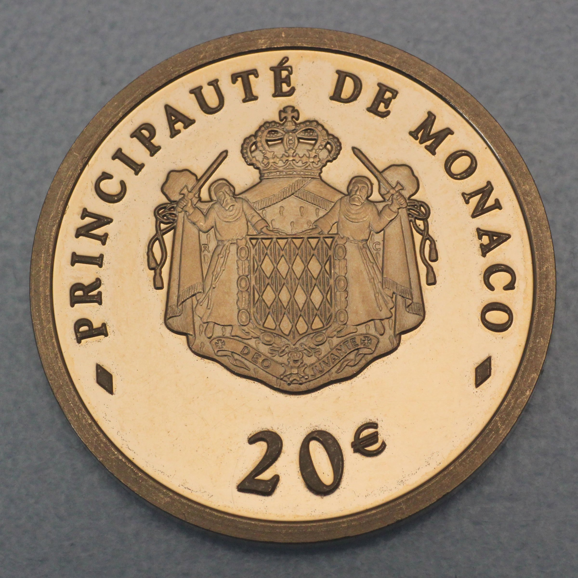 Goldmünze 20 Euro "Prinz Albert II" 2008 (Monaco) - Detailansicht 1