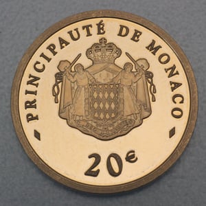 Goldmünze 20 Euro "Prinz Albert II" 2008 (Monaco) - Miniaturansicht 2