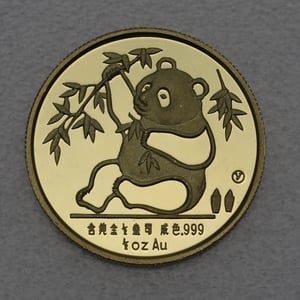 Goldmünze 1/2oz "Panda" 1989 Great Wall (China) - Hauptansicht