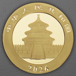 Goldmünze 30g "Panda" 2026 (China) - Miniaturansicht 2