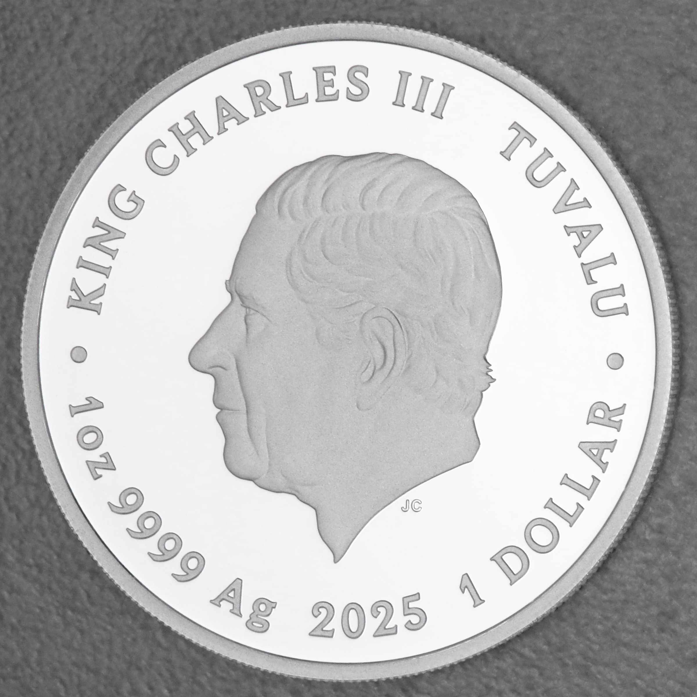Silbermünze 1oz "Patrick Star" 2025 (PP/koloriert) Spongebob Schwammkopf (Tuvalu) - Detailansicht 1