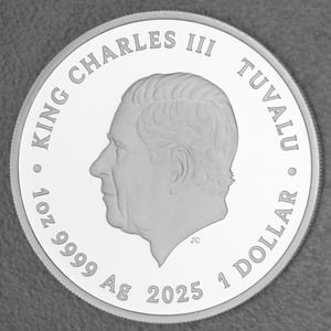 Silbermünze 1oz "Patrick Star" 2025 (PP/koloriert) Spongebob Schwammkopf (Tuvalu) - Miniaturansicht 2