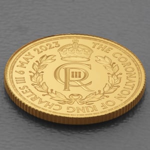 Goldmünze 1/4oz "Coronation Charles III." 2023 Coronation Coin (Großbritannien) - Miniaturansicht 3
