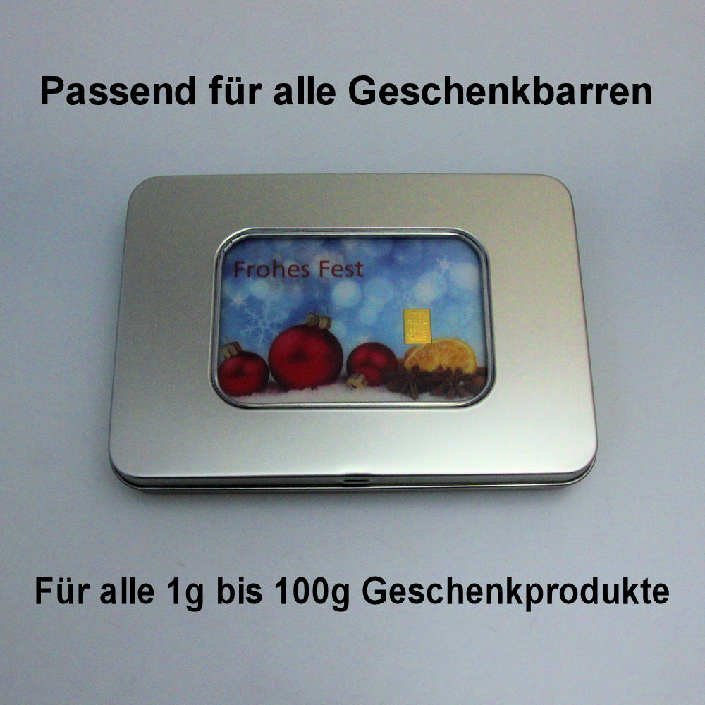 Geschenk-Box "eckig/Sichtfenster" (ca.12 x 9 cm) - Detailansicht 3