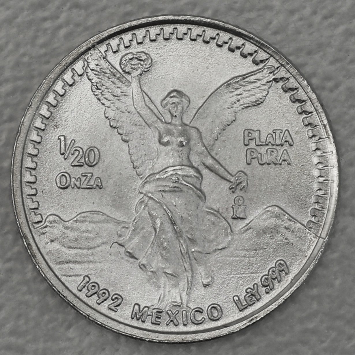 Silbermünze 1/20oz "Libertad" 1992 (Mexiko) - Hauptansicht