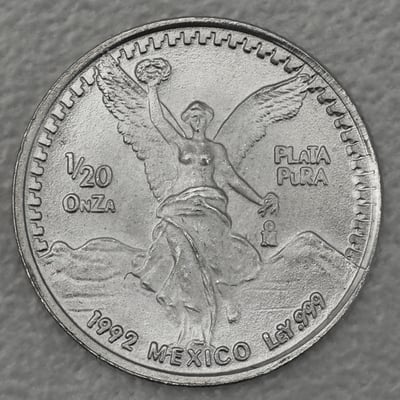Silbermünze 1/20oz "Libertad" 1992 (Mexiko) - Miniaturansicht 1