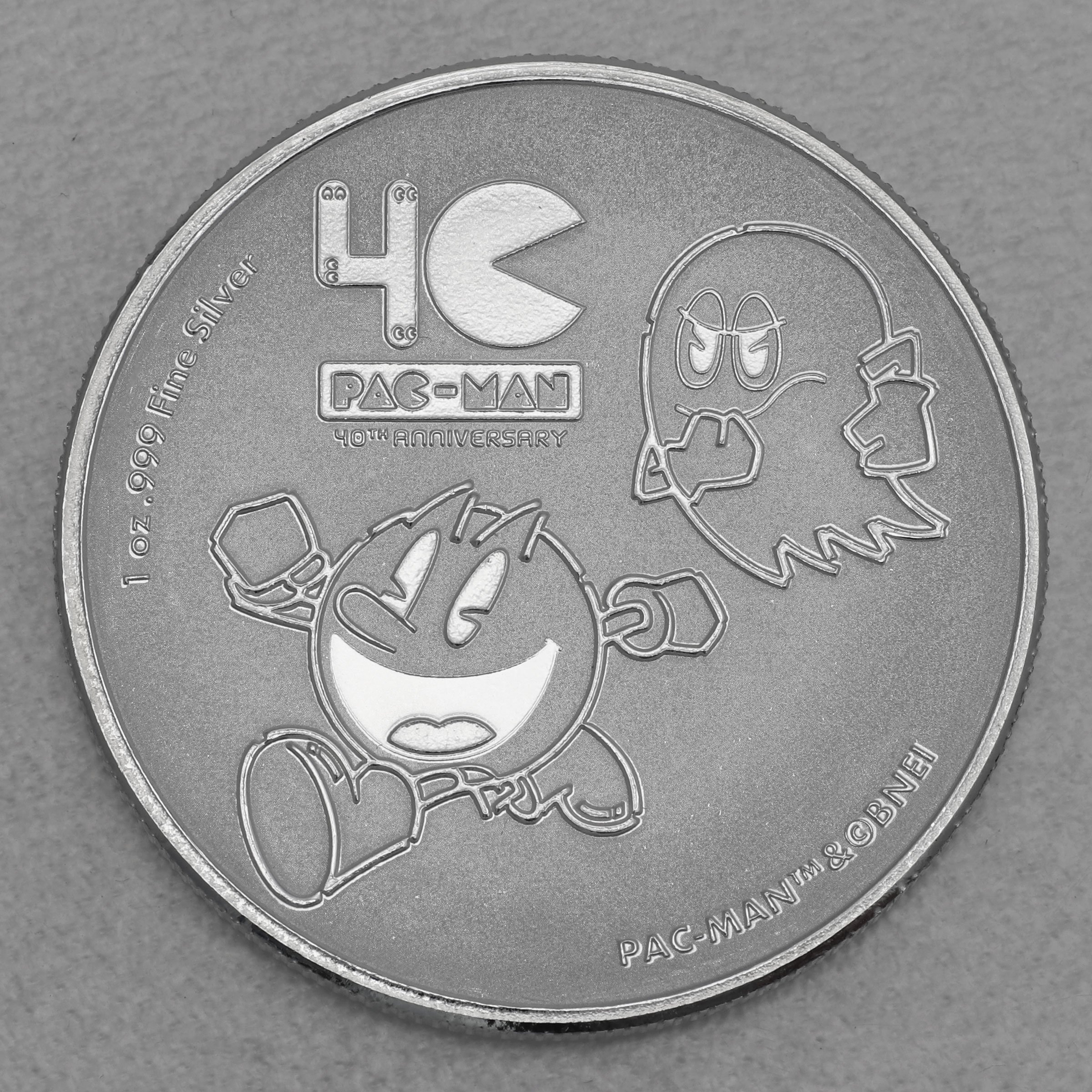 Silbermünze 1oz "Pac-Man™" 2020 40th Anniversary (Niue) - Hauptansicht