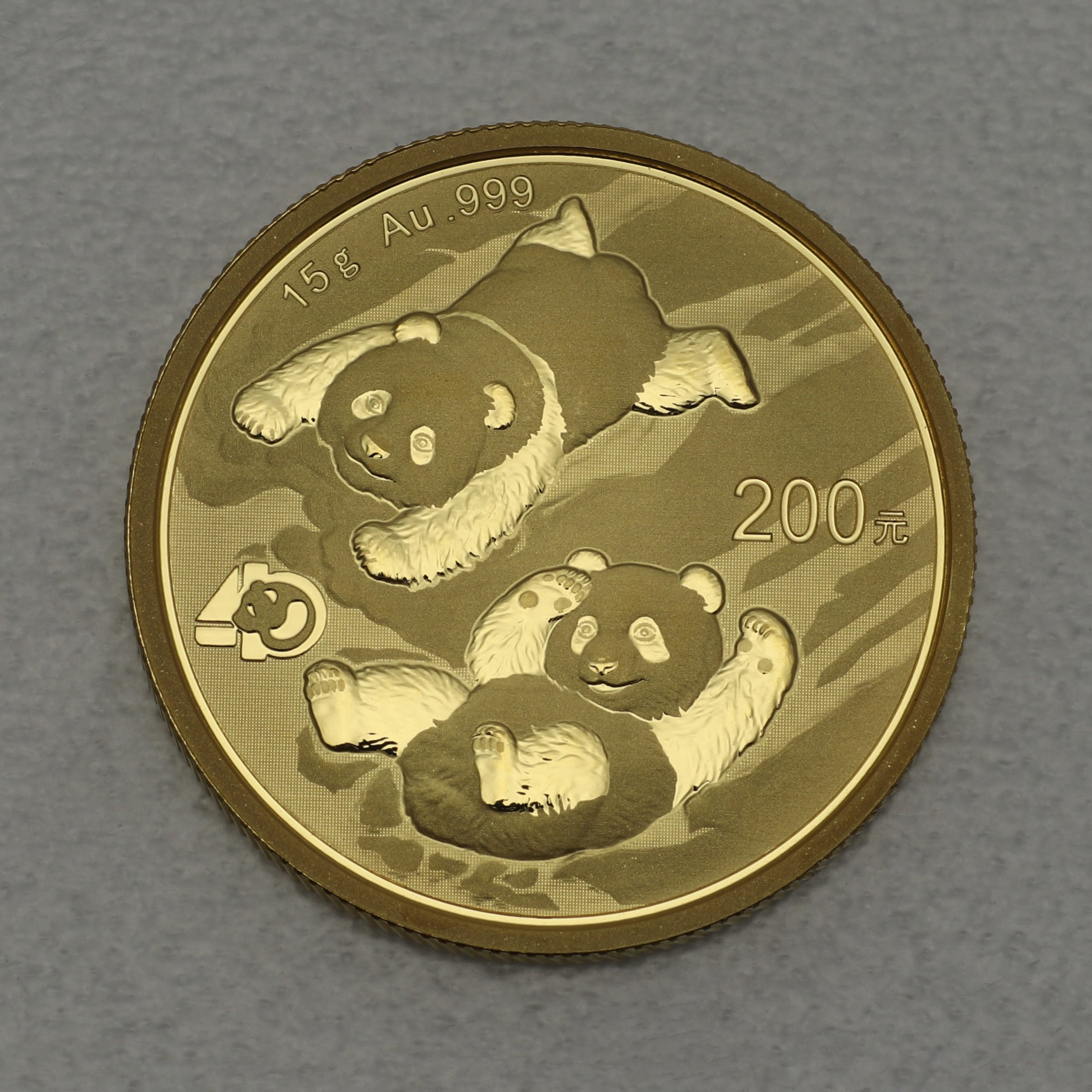 Goldmünze 15g "Panda" 2022 (China) - Hauptansicht