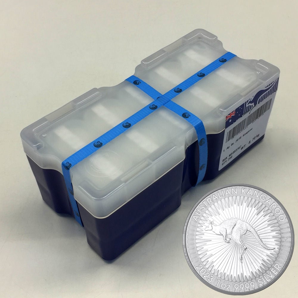 Silbermünze 250 x 1oz "Känguru" aktueller Jahrgang Masterbox (Australien) - Hauptansicht