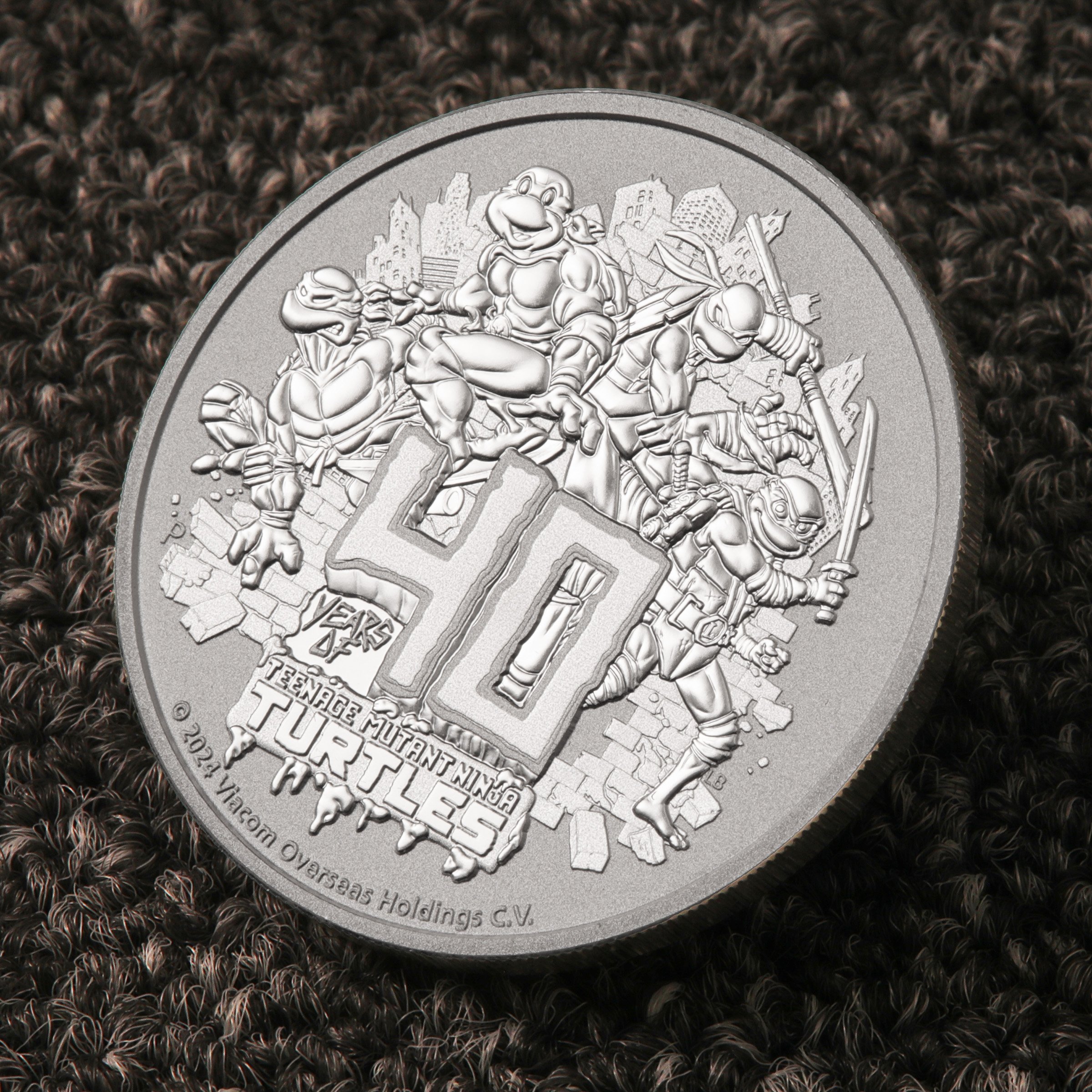Silbermünze 1oz "Teenage Mutant Ninja Turtles™" 2024 - 40th Anniversary 19% (Tuvalu) - Detailansicht 4