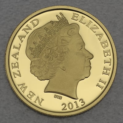 Goldmünze 1/4oz "Kiwi" 2013 Treasures of New Zealand (Neuseeland) - Miniaturansicht 2