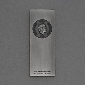 Münzbarren 1oz "Han Solo" 2022 Karbonit-Barren antikes Finish - Miniaturansicht 2