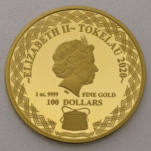 Goldmünze 1oz "Flying Fish – Hahave" 2020 Territory of Tokelau (Tokelau) - Miniaturansicht 2