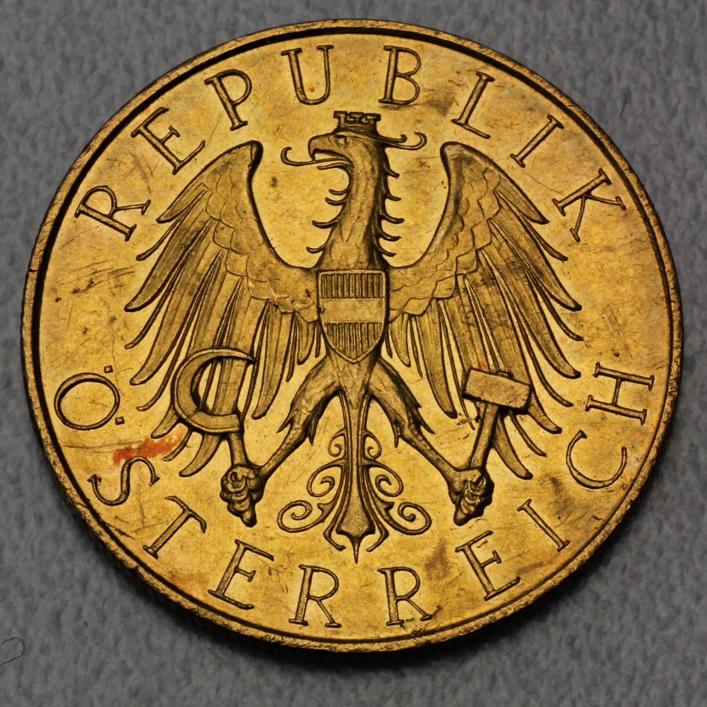 Goldmünze 25 Schilling "Republik" verschiedene Jahrgänge (Österreich) - Detailansicht 1